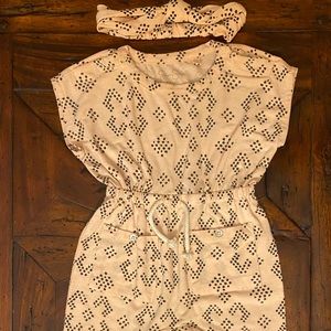 Jessica Simpson Short Sleeve Long Pants One Piece Romper, Pink, Black, Bow Inc.